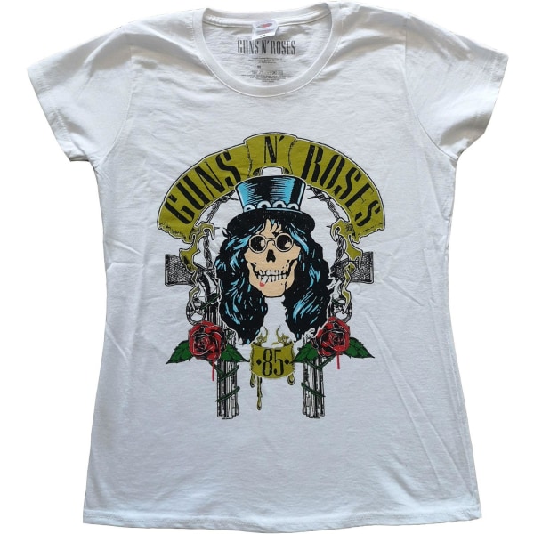Guns N Roses Dam/Dam Slash ´85 bomull T-shirt XXL Vit White XXL