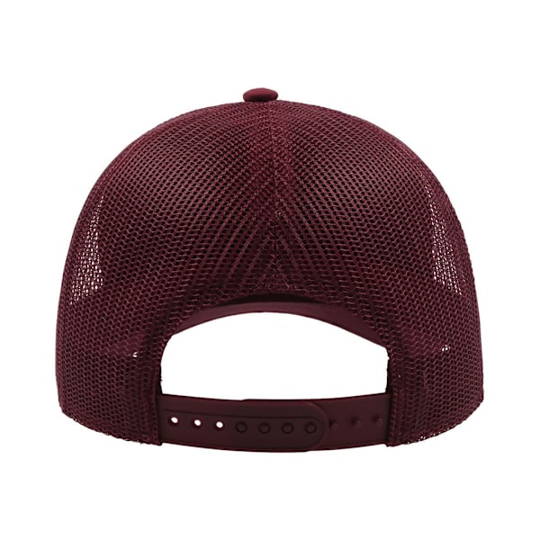 Atlantis Rapper Faux Suede 5 Panel Trucker Cap One Size Burgund Burgundy One Size