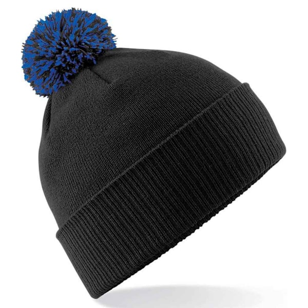 Beechfield Unisex Vuxenmössa En Storlek Svart/Ljus Kunglig Blå Black/Bright Royal Blue One Size