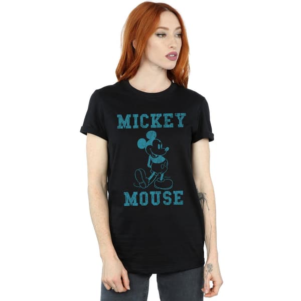 Disney Dam/Dam Mickey Mouse Distressed Kick Mono Bomull B Black XL