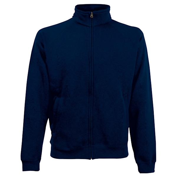 Fruit Of The Loom Herr Full Zip Sweatjacka L Deep Navy Deep Navy L