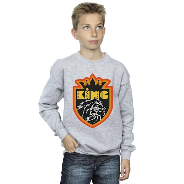 Disney Boys The Lion King Crest Sweatshirt 12-13 år Sports G Sports Grey 12-13 Years