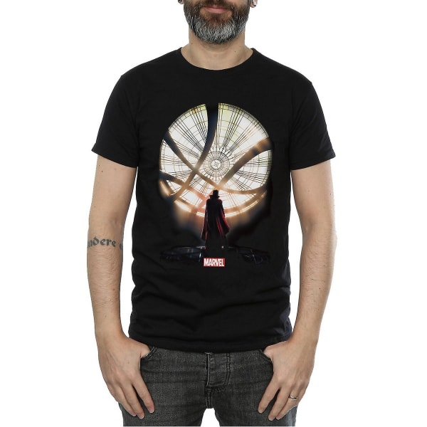 Doctor Strange Mens Sanctum Sanctorum bomull T-shirt S Svart Black S