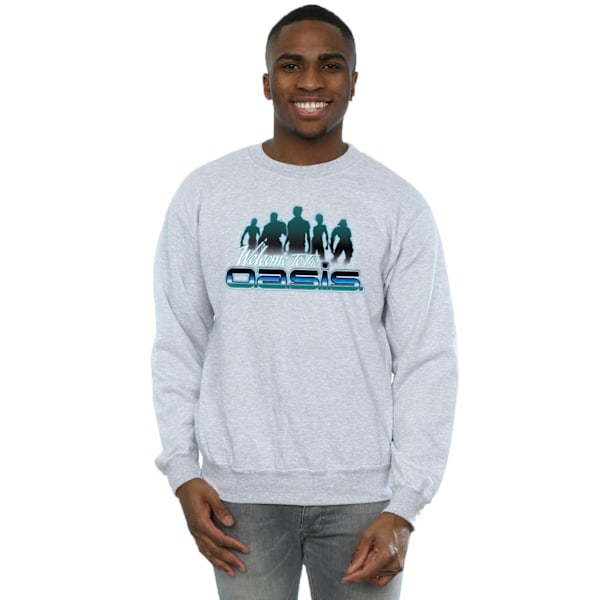 Ready Player One Herr Welcome To The Oasis Sweatshirt M Sports Sports Grey M