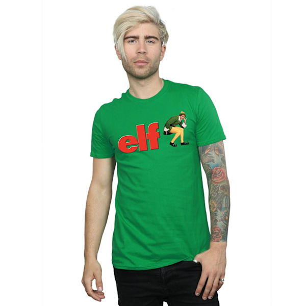 Elf Herr Crouching Logo T-Shirt XXL Irländsk Grön Irish Green XXL