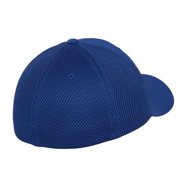 Flexfit Tactel Mesh Panel Baseball Cap L-XL Royal Blue Royal Blue L-XL