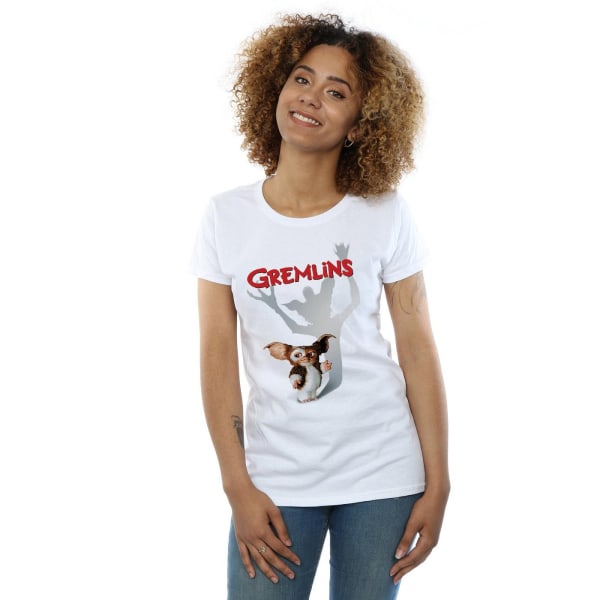 Gremlins Dam/Dam Gizmo Shadow Bomull T-shirt XL Vit White XL