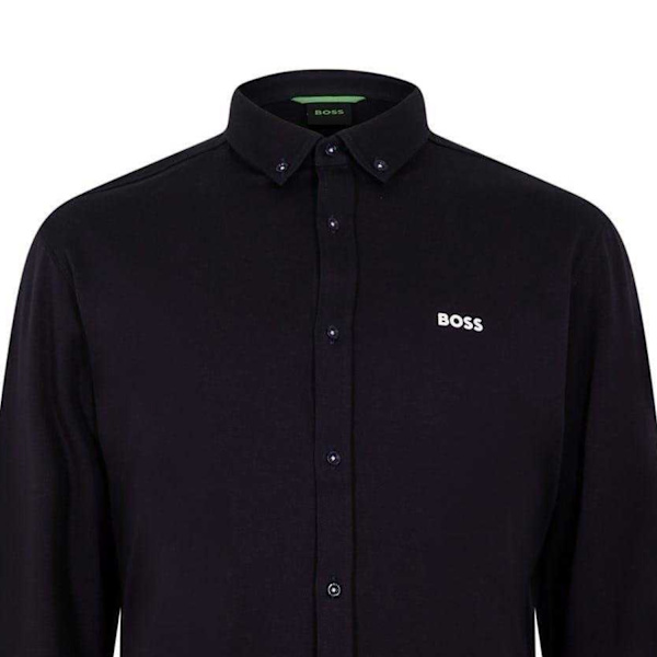 Boss Herr Motion Regular Button-Down Skjorta S Mörkblå Dark Blue S