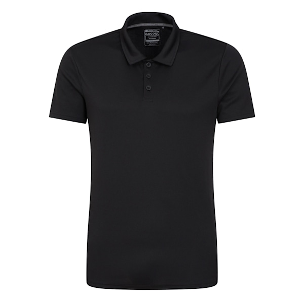 Mountain Warehouse Mens Endurance IsoCool Polo Shirt L Svart Black L