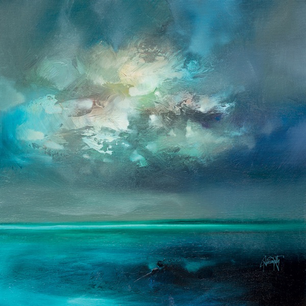 Scott Naismith Isle Of Skye Emerges Träskylt En Storlek Hav Sea Blue One Size