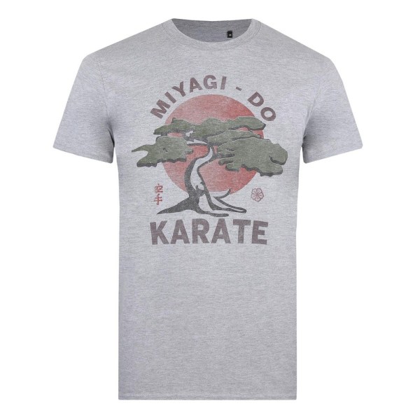 Cobra Kai Mens Miyagi Do Heather T-Shirt L Sports Grey Sports Grey L