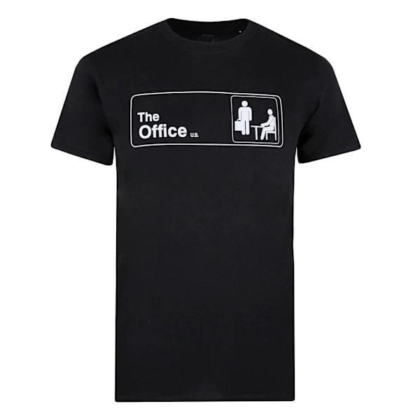 The Office Herr Logo T-Shirt S Svart Black S