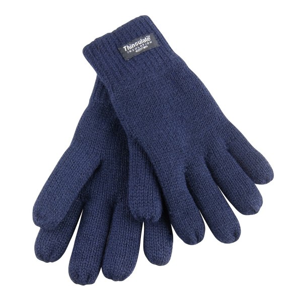 Resultat Winter Essentials Barn/barn Klassisk fodrad Thinsulat Navy One Size