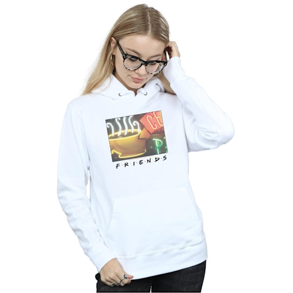 Friends Dam/Kvinnor Central Perk Homage Hoodie M Vit White M