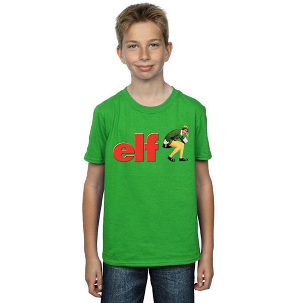 Elf Boys Crouching Logo T-Shirt 5-6 år Irländsk Grön Irish Green 5-6 Years