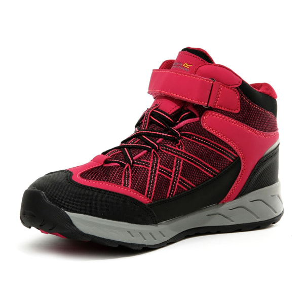 Regatta Kids Samaris V Mid Walking Boots 2.5 UK Child Dark Ceri Dark Cerise/Neon Pink 2.5 UK Child