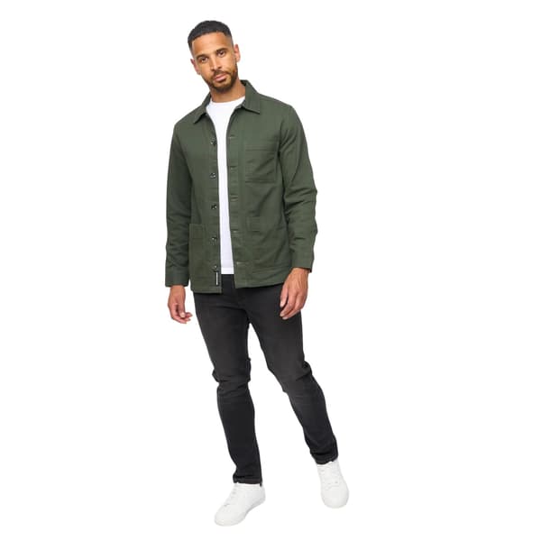 Bewley & Ritch Stanbrook Overshirt för män M Olivgrön Olive M