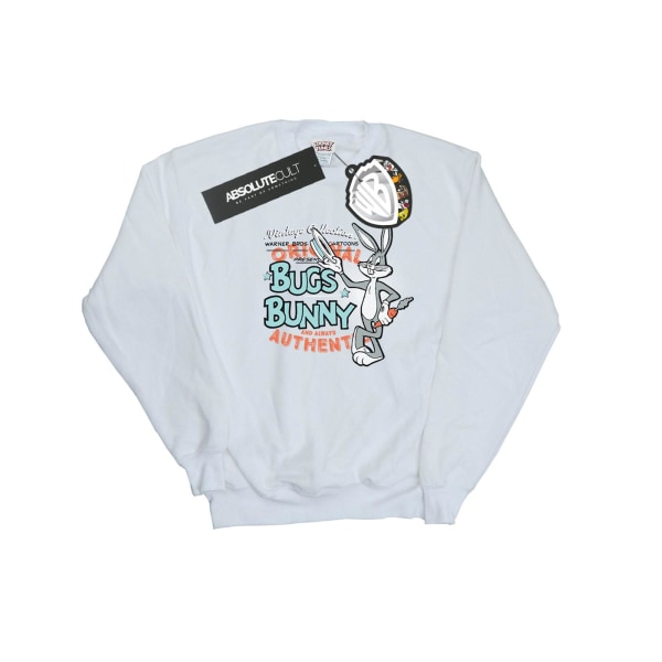 Looney Tunes Boys Vintage Bugs Bunny Sweatshirt 12-13 år Whi White 12-13 Years