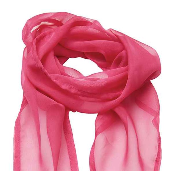 Premier Unisex Vuxen Färger Chiffong Scarf En Storlek Fuchsia Fuchsia One Size