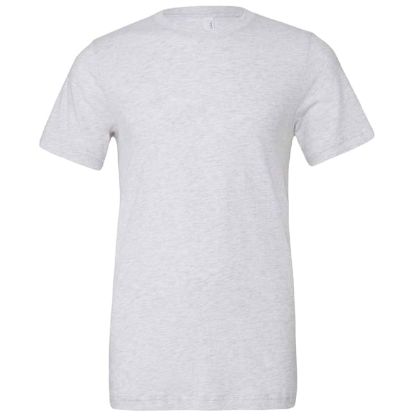 Bella Canvas Unisex Vuxen Triblend Crew Neck T-shirt S Vit Fläck White Fleck S