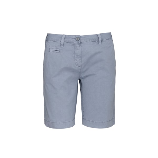 Kariban Dam/Dam Washed Effect Bermuda Shorts 12 UK Washed Washed Smokey Blue 12 UK