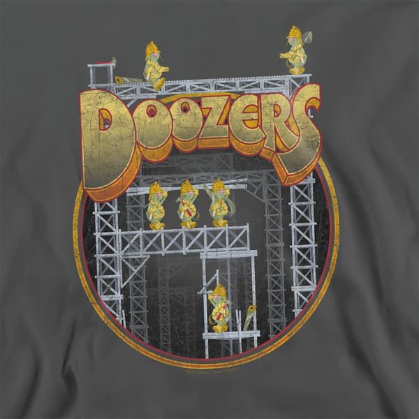 Fraggle Rock Unisex Vuxen Doozers Construction Sweatshirt S Cha Charcoal S