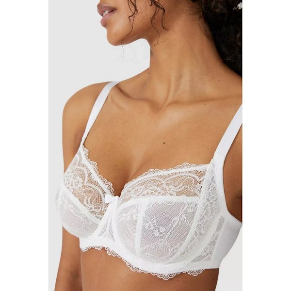 Vacker Dam/Dam Scallop Icke-Vadderad BH (2-pack) 32F B Black/White 32F