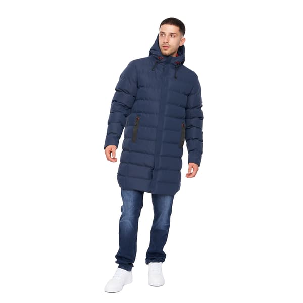 Crosshatch Longkamp Jacka för Män L Marinblå Navy L