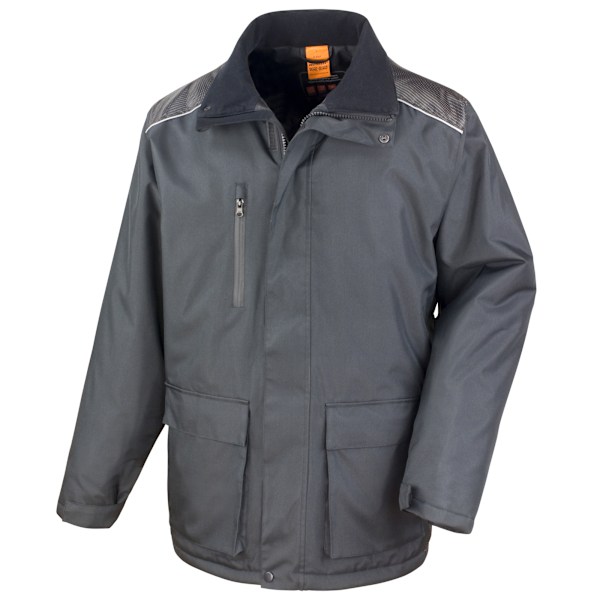 Result Herr Work-Guard Vostex Långrock / Arbetskläder (Vattentät Black M