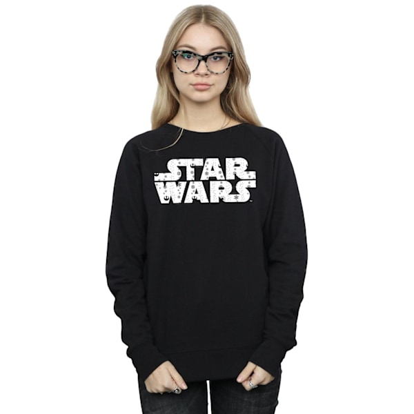 Star Wars Dam/Damer Jul-Logotyp Sweatshirt XL Svart Black XL