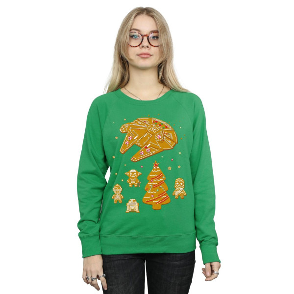 Star Wars Dam/Damer Gingerbread Rebels Sweatshirt XL Irländsk Irish Green XL