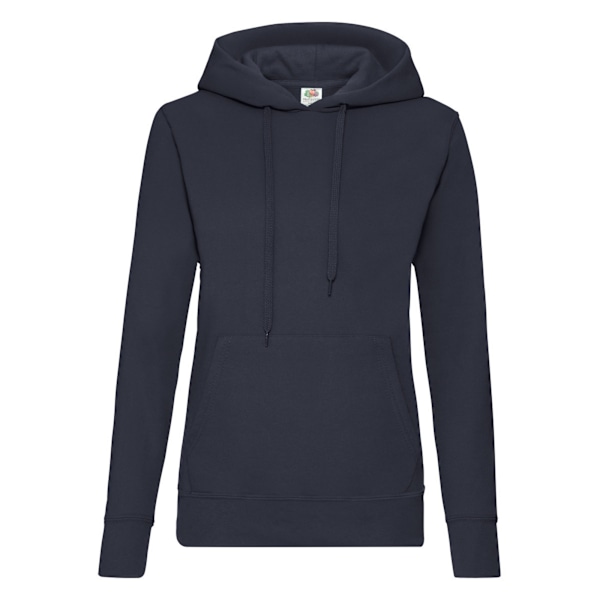 Fruit Of The Loom Dam Hoodie / Tröja M Deep Navy M