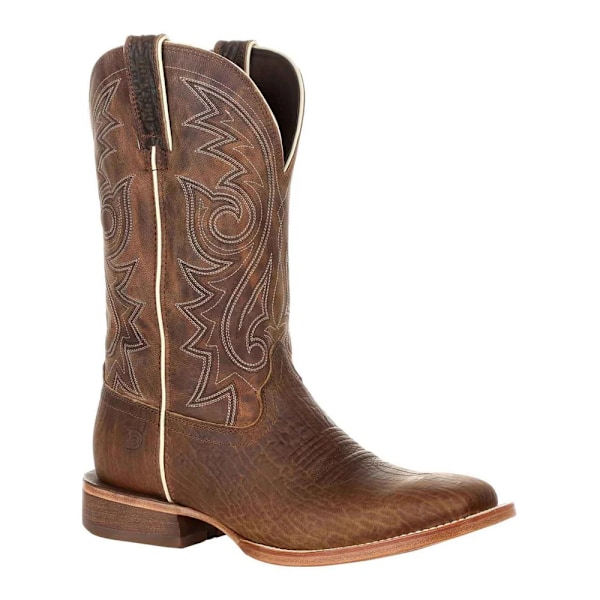 Durango Arena Pro Cowboy-stövlar i fullnarvläder för män, 9,5 UK W Worn Saddle 9.5 UK