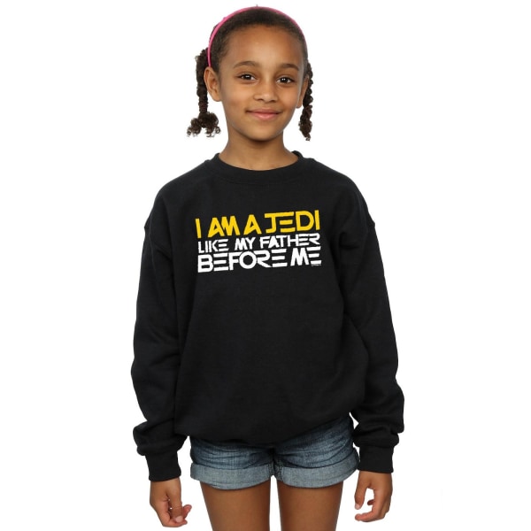 Star Wars Girls I Am A Jedi Sweatshirt 9-11 Years Black Black 9-11 Years