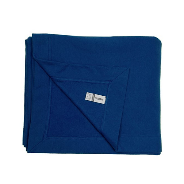 Gildan Heavy Blend Fleece Stadiumfilt En Storlek Marinblå Navy One Size