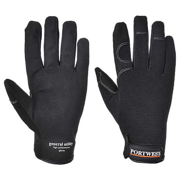 Portwest Unisex Vuxen Allmänna Verktygshandskar M Svart Black M