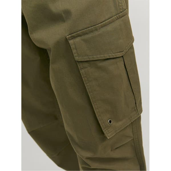 Jack And Jones Herr Enfärgade Cargobyxor M Olivgrön Natt Olive Night M