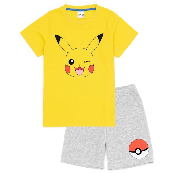 Pokemon Barn/Barn Pyjamas Kort Set (2-pack) 8-9 År Multicoloured 8-9 Years