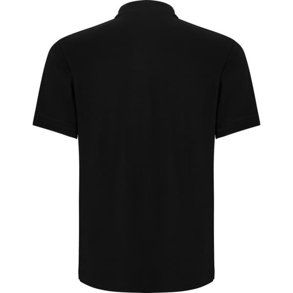 Roly Unisex Vuxen Centauro Premium Kortärmad Pikétröja L S Solid Black L