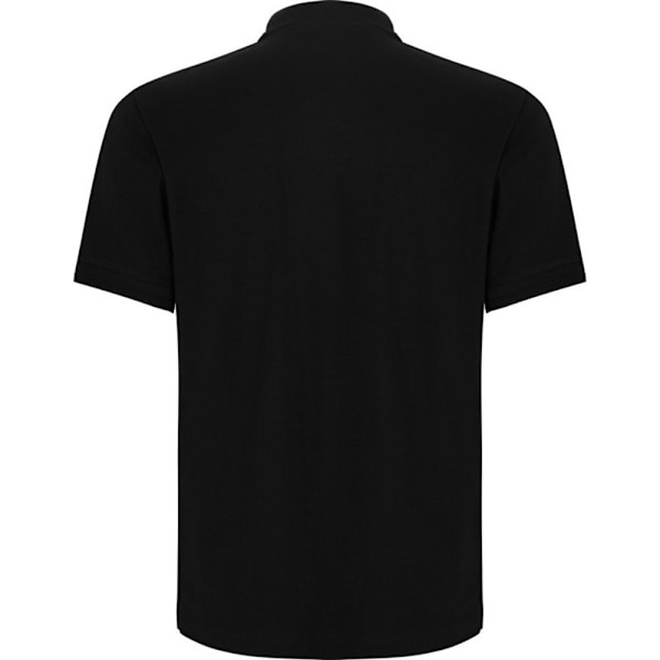 Roly Unisex Vuxen Centauro Premium Kortärmad Poloskjorta S S Solid Black S
