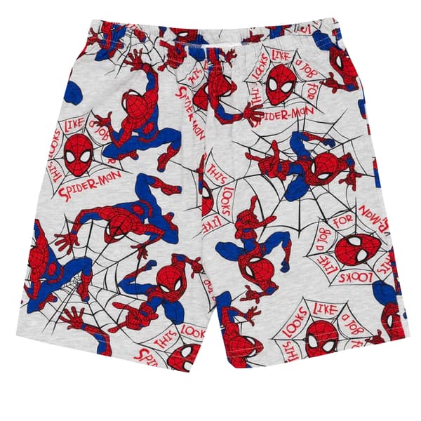 Spider-Man Pojkar Kortärmad Pyjamas Set 4-5 År Grå Grey 4-5 Years