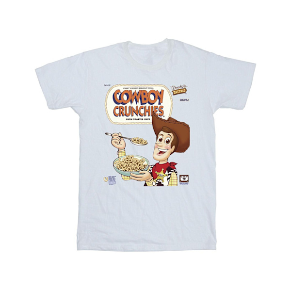 Disney Girls Toy Story Woody Cowboy Crunchies Bomull T-shirt 7- White 7-8 Years
