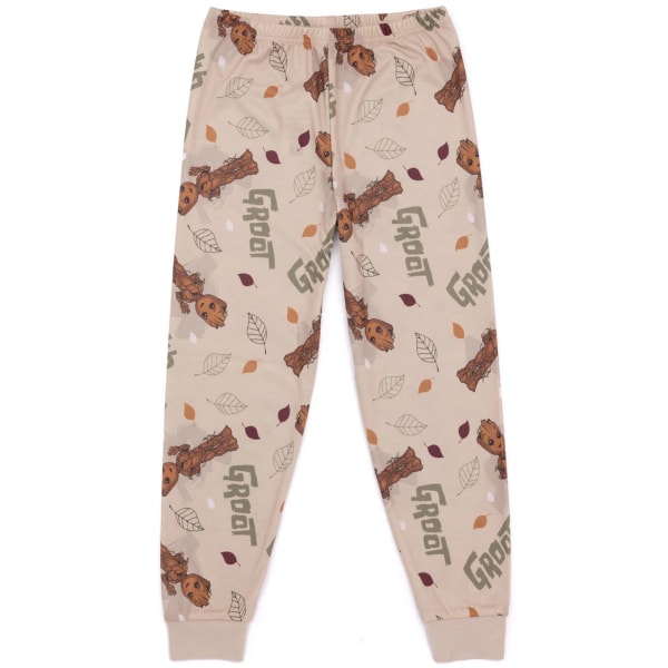 Guardians Of The Galaxy Boys I Am Groot All-Over Print Pyjama S Brown 2-3 Years