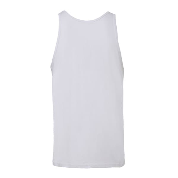 Bella + Canvas Unisex Jersey Tank Top S Vit White S