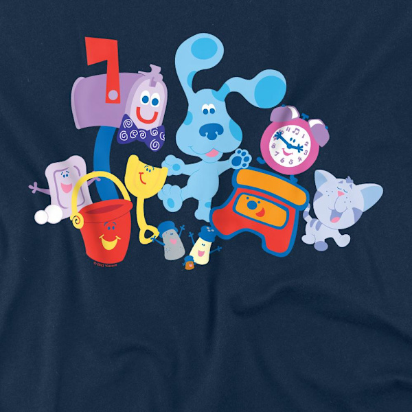Blue´s Clues Herr Vänfest T-Shirt M Marinblå Navy M
