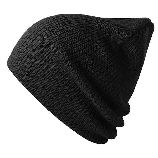 Atlantis Unisex Adult Brad Recycled Slouch Beanie One Size Blac Black One Size