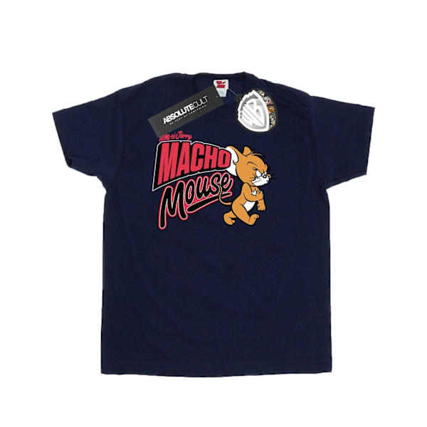 Tom och Jerry Macho Mouse T-shirt XXL Marinblå Navy Blue XXL