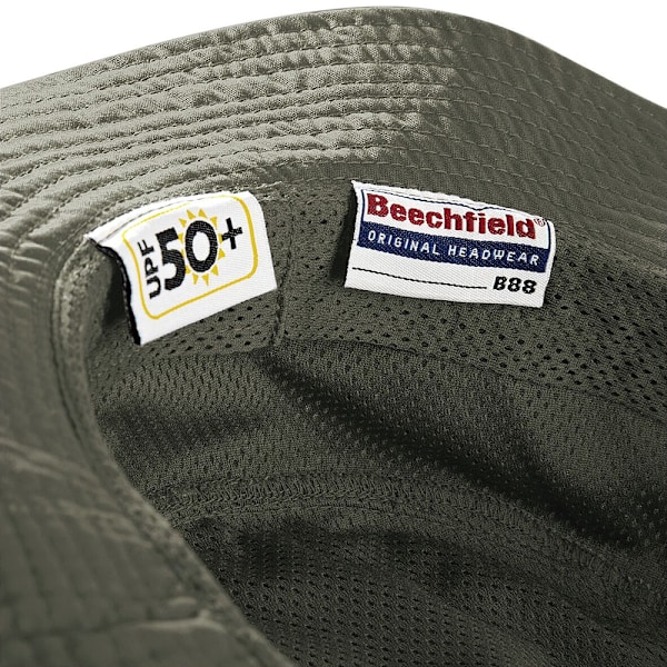 Beechfield Summer Cargo Bucket Hat / Huvudbonad (UPF50-skydd Olive Green One Size