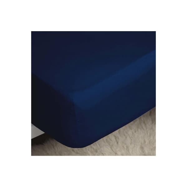 Belledorm 200 trådar egyptisk bomullslakan 6ft 6 N Navy 6ft 6