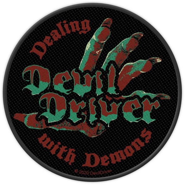 DevilDriver Dealing With Demons Standard Patch One Size Black/R Black/Red/Green One Size